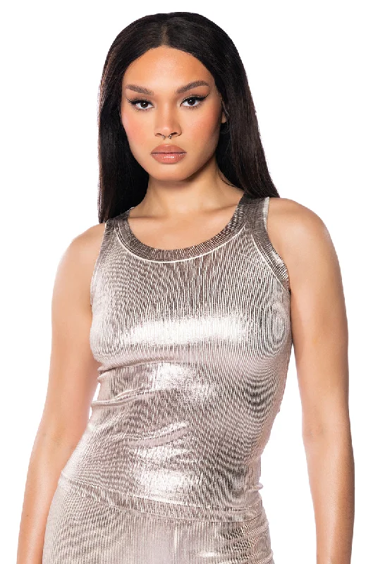 MELTED METALS BASIC LOUNGE TANK