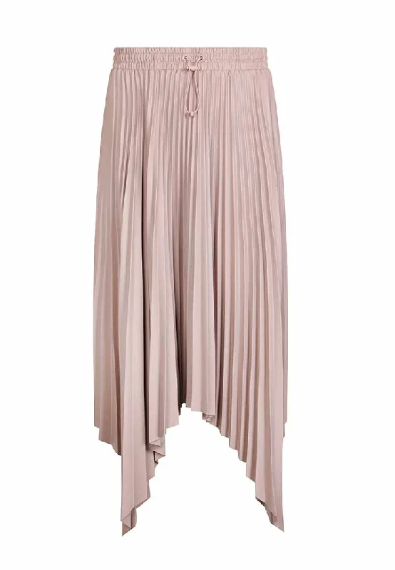 Anatolia Vegan Leather Pleated Skirt