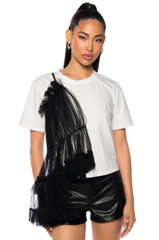 ALL THE DRAMA TULLE TSHIRT